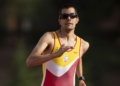 Lorenzo Albaladejo, nuevo miembro del Consejo de Deportistas del Comité Paralímpico Europeo (EPC), durante una carrera