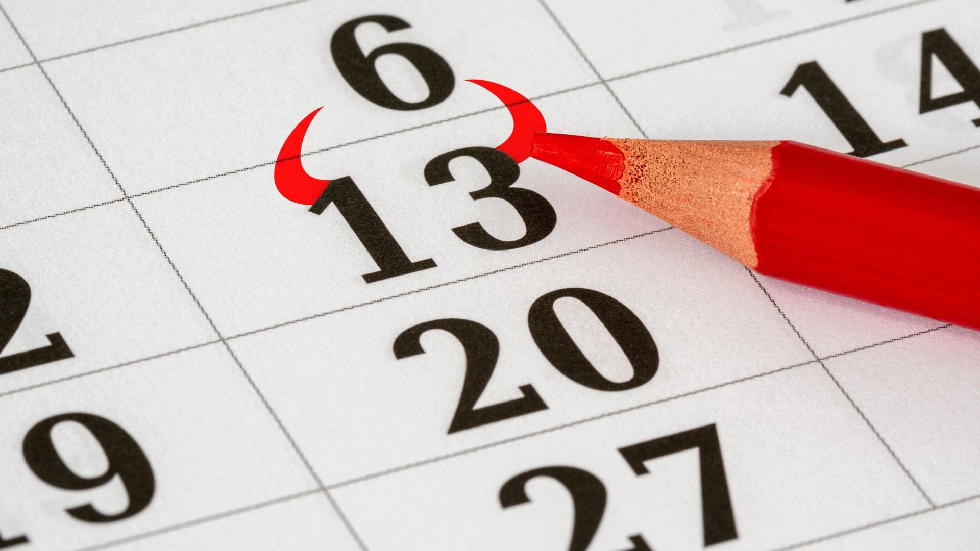 Martes 13, mala suerte