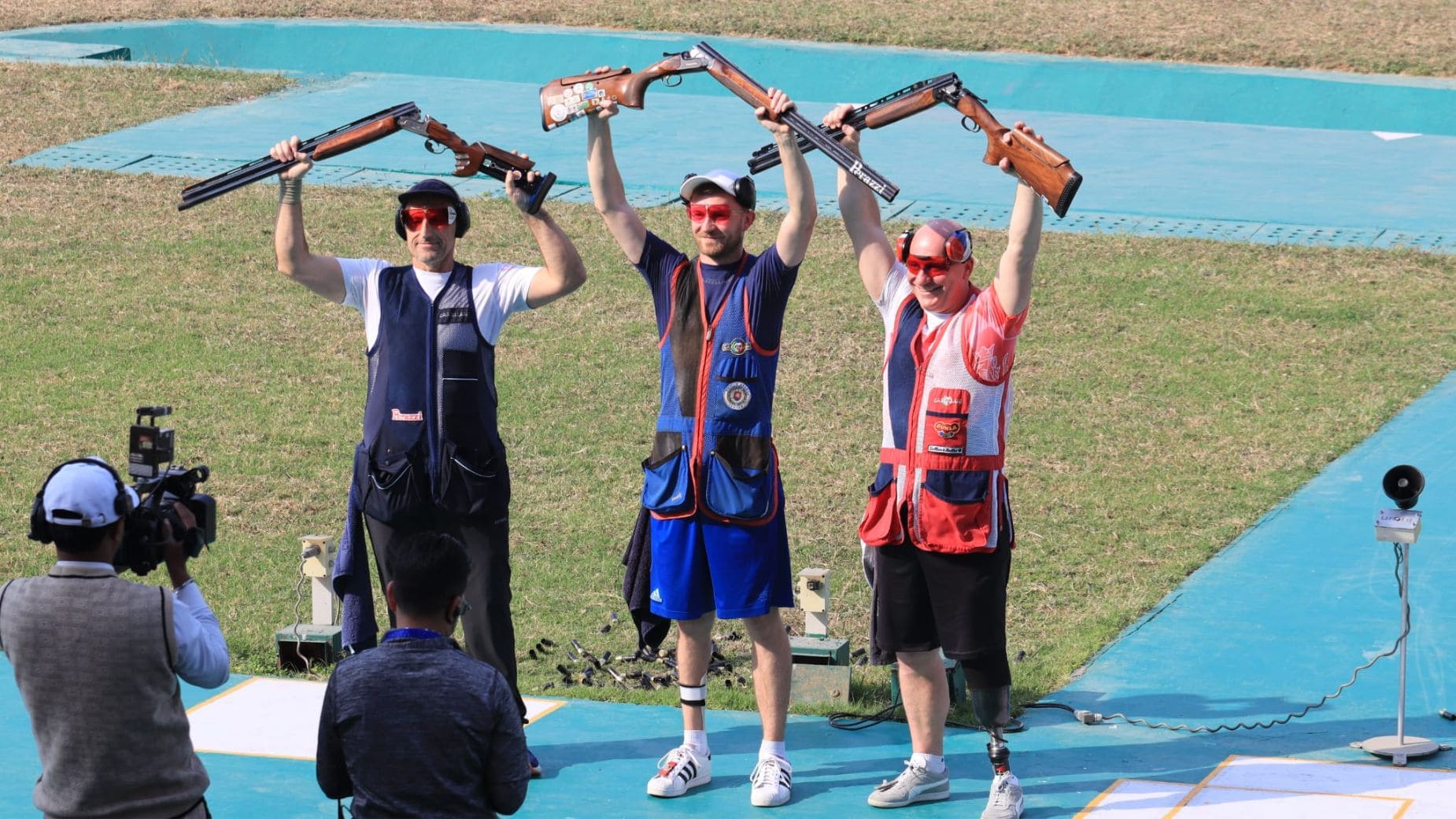 Iñaki Oloriz, plata en foso olímpico en la Copa del Mundo de tiro de Nueva Delhi