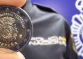 Moneda conmemorativa Policía Nacional