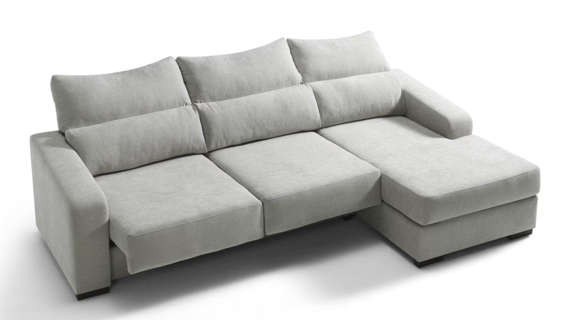 Sofá chaiselongue./ Foto de El Corte Inglés