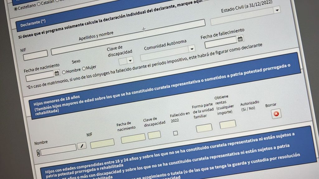 Plan de pensiones en la Declaración de la Renta