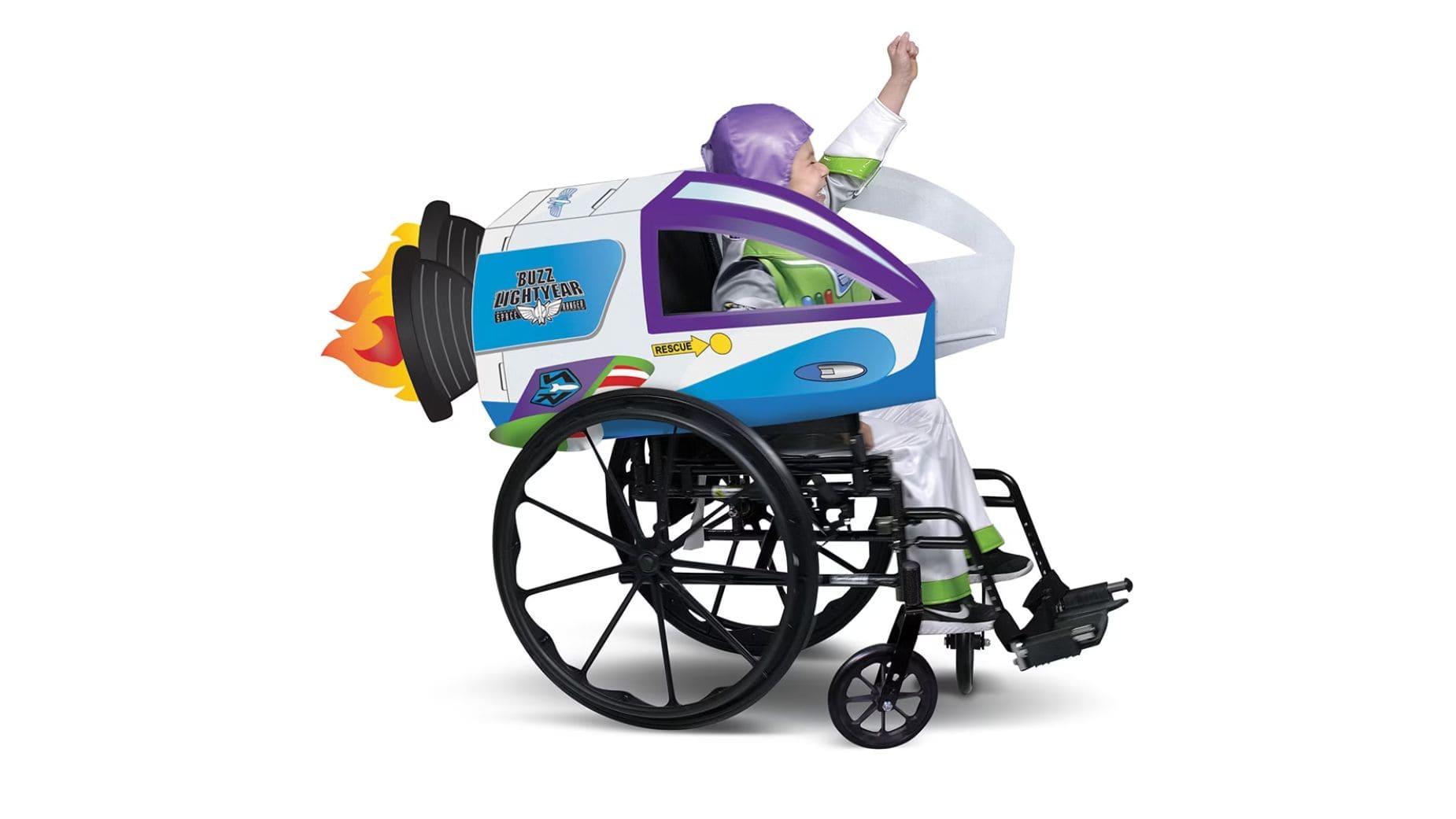 El disfraz de Buzz Lightyear adaptable para silla de ruedas para niños ya está en El Corte Inglés