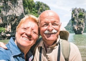 Personas mayores durante un viaje del Programa de Turismo del IMSERSO