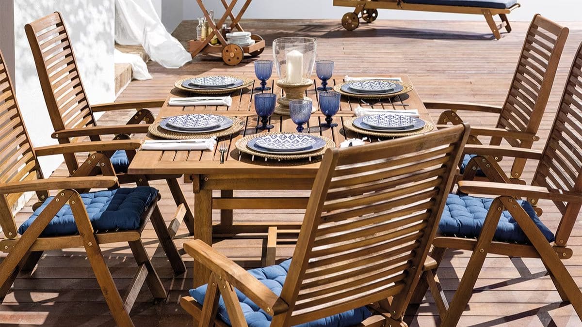 Tumbona de jardín./ Foto de El Corte Inglés