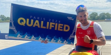 Javier García consigue la clasificación en remo para los Juegos Paralímpicos de París 2024 en la Regata Clasificatoria Europea