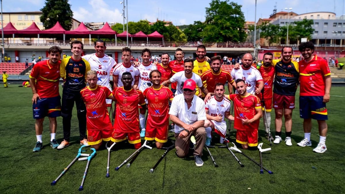 España, una de las 16 selecciones del Europeo de fútbol para amputados