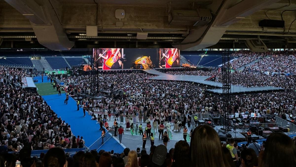 Una mujer con movilidad reducida denuncia la mala ubicación en un concierto de Taylor Swift