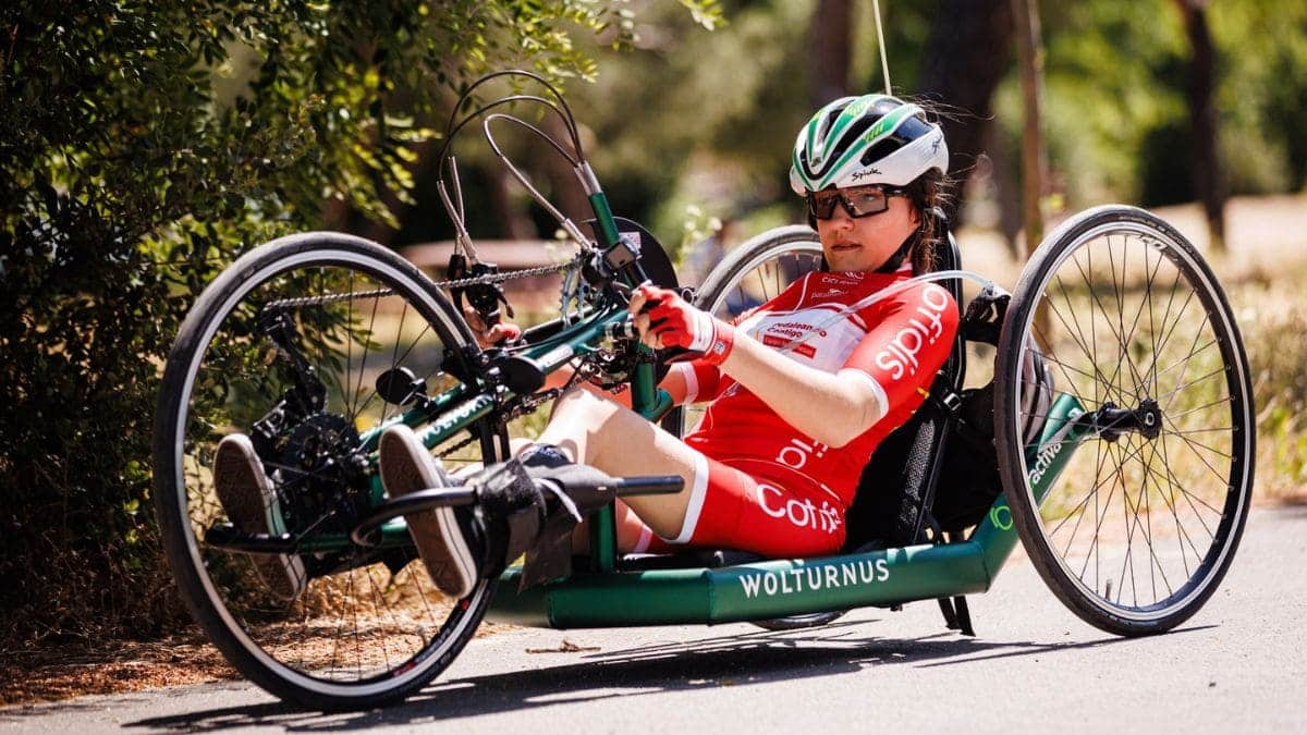 El Equipo Cofidis de Promesas Paralímpicas de Ciclismo realiza un entreno en Madrid para analizar "la evolución de los ciclistas"