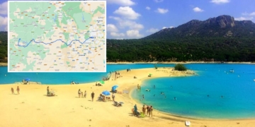 playa Virgen de la Nueva ubicada en San Martín de Valdeiglesias
