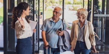 Personas mayores durante un viaje del Programa de Turismo del IMSERSO