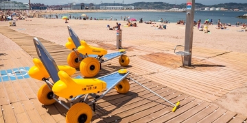 Playa accesible que podemos encontrar en Murcia