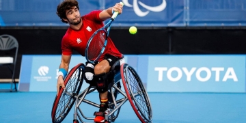 El tenis en silla de ruedas es uno de deportes que forman parte del programa deportivo de los Juegos Paralímpicos