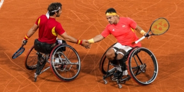 Martín de la Puente y Dani Caverzaschi en los Juegos Paralímpicos de París 2024