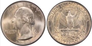 Cuarto de dólar estadounidense / Fuente La Nación