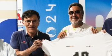 Alberto Durán junto a Miguel Carballeda, actual presidente del Comité Paralímpico Español