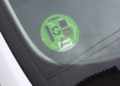 Pegatina ecológica de la DGT Madrid