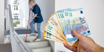 Trabajos de limpieza o mantenimiento a cambio de pagar la Comunidad