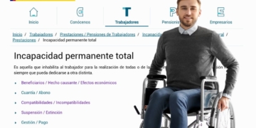 Como afecta la incapacidad permanente total afecta mi derecho a recibir otras prestaciones sociales