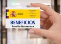 Cómo recibir los 1.200 euros de beneficio fiscal de Hacienda por familia numerosa