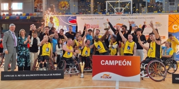 CD Ilunion celebra el título de campeón de Copa del Rey