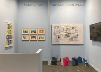 La obra de alumnos con discapacidad de la Universidad de Málaga, presente en la Feria ARCO