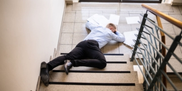 Más de un millón de euros de indemnización a un joven que se cayó por las escaleras l