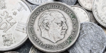 Moneda de 5 pesetas con la que ganar 100.000 euros