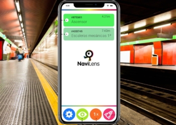Navilens, la app que permite la movilidad de personas con discapacidad visual en la red ferroviaria del País Vasco
