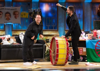 El Langui junto a David Broncano en el programa de 'La Revuelta'