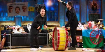 El Langui junto a David Broncano en el programa de 'La Revuelta'