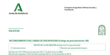 El requisito que debes cumplir para obtener el grado de discapacidad en Andalucía