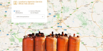 El mapa de Repsol para saber dónde se puede comprar una bombona de butano