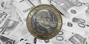 Moneda de 1 euro que ha multiplicado su valor por 500