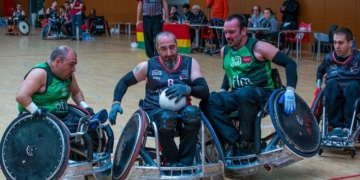 Zaragoza acoge el Campeonato de España de Rugby en silla de ruedas