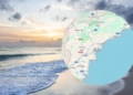 Montaje de una playa y la provincia de Alicante / Google Maps y Pixabay
