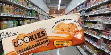 Nuevas cookies de caramelo salado de Día