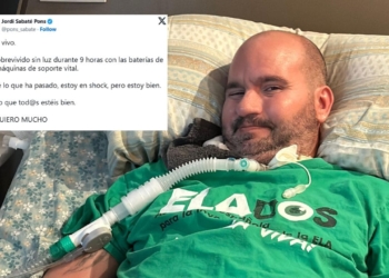Jordi Sabaté, con ELA: "Estoy vivo. He sobrevivido sin luz durante 9 horas"