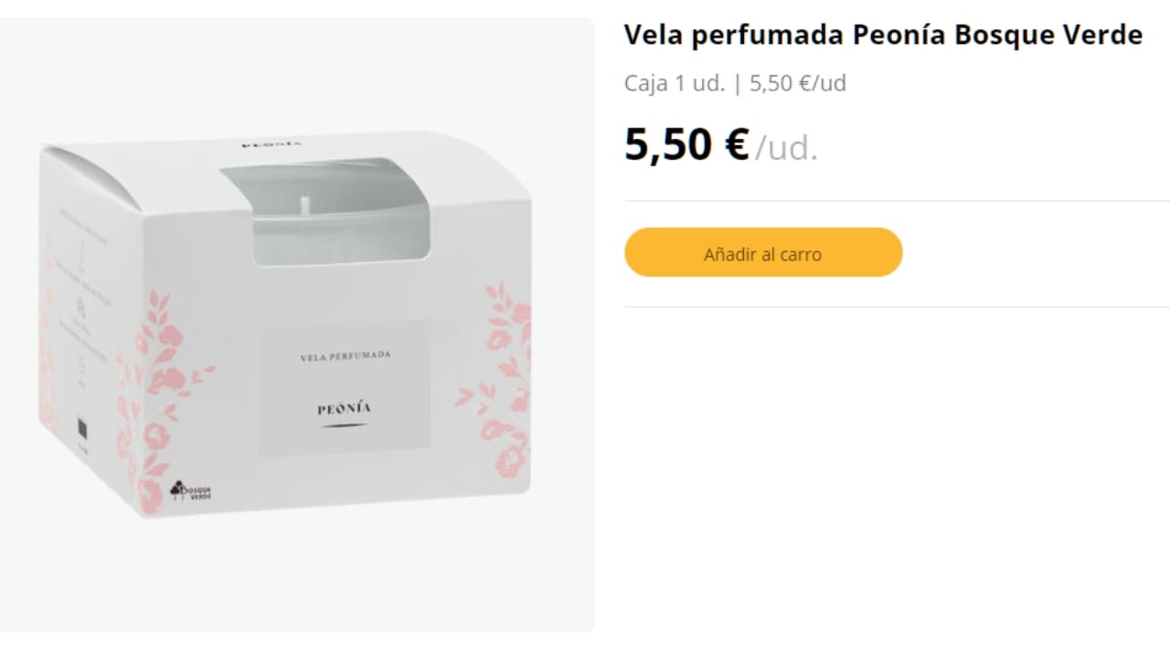 Mercadona sorprendente con una nueva vela que parece sacada de Zara Home