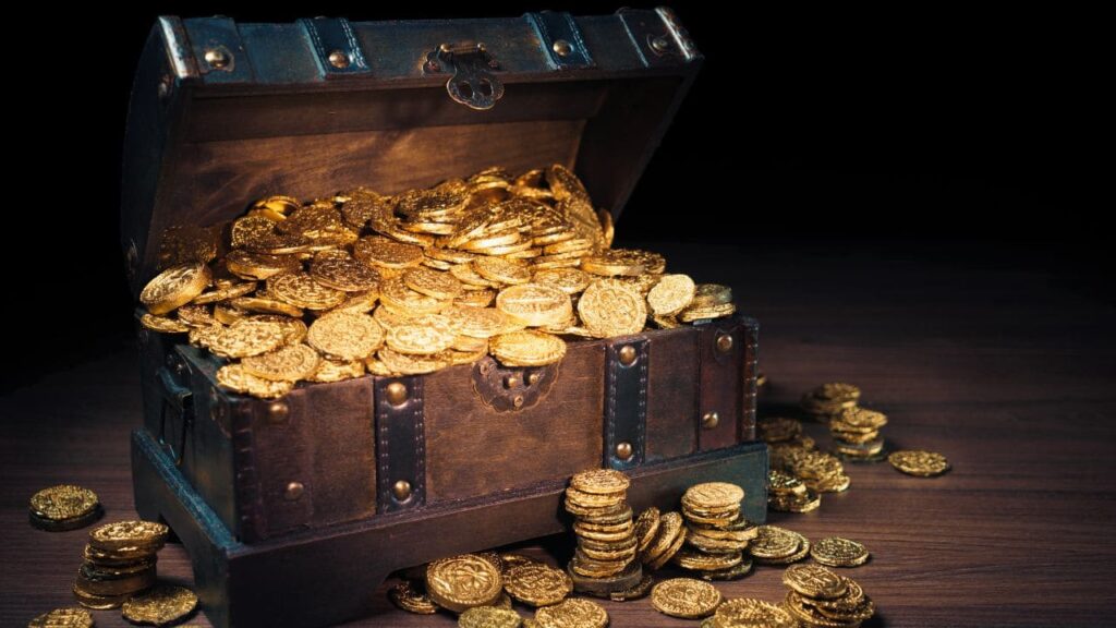 50 monedas de la época romana