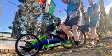 Alejandro Navarro, exlegionario con un 92% de discapacidad y participante de los 101km de Ronda