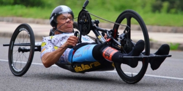 Martín Berchesi, campeón de España de ciclismo paralímpico MH4