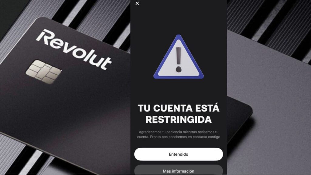 Revolut le bloquea la cuenta del banco con 20.000 euros dentro