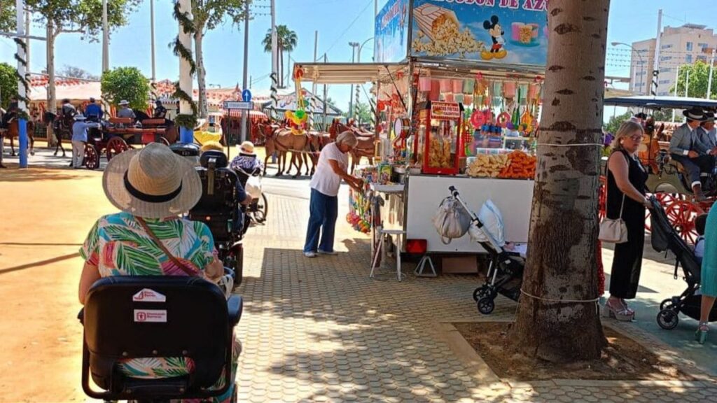 La Feria de Sevilla 2025 mejora la accesibilidad para las personas con discapacidad