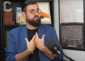 Manu Sánchez durante una entrevista con el Yuyu cáncer