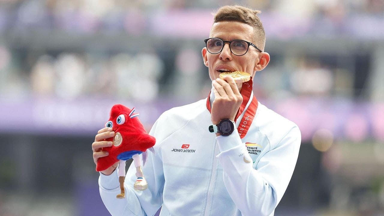 El atleta paralímpico Yassine Ouhdadi, sancionado por dopaje