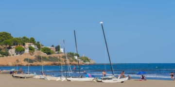 Playa de Marines (Voramar), donde el Ayuntamiento de Denia llevará a cabo estas actividades para personas mayores