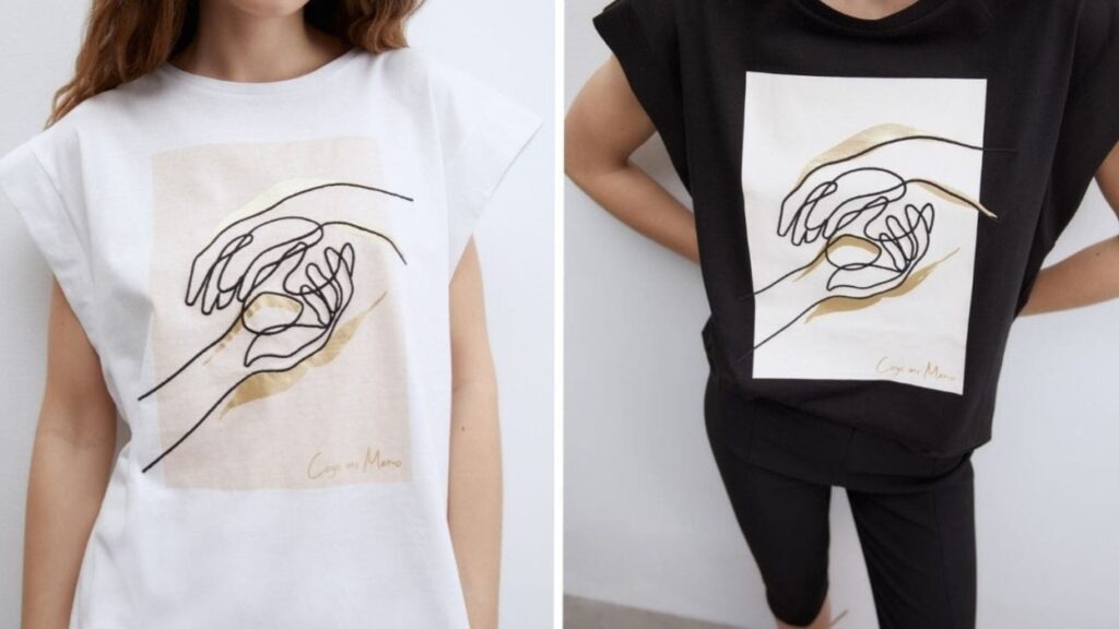 Sfera, marca que pertenece a El Corte Inglés, desarrolla una camiseta solidaria en favor de las personas sordociegas