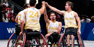 Oro masculino en Baloncesto en silla de ruedas 3x3