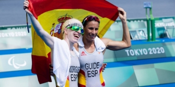 Susana Rodríguez, atleta española, en los Juegos Paralímpicos./ Foto del CPE